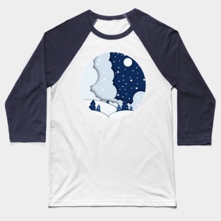 Winter Magic Corner Baseball T-Shirt